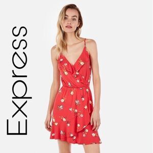 ✨Stretch Ruffle Wrap Front Cami Dress✨